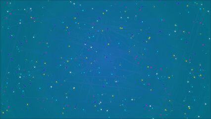 Cybernetic nebula abstract background with glowing neural networks and futuristic celestial design © Clever