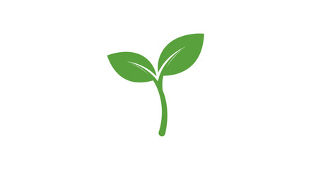 Fototapeta premium A Symbol of Renewal: A delicate green sprout, emerging from the ground, symbolizes the essence of growth, freshness, and the beginning of new life.