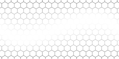 Fishing or soccer net. Repeated hexagon pattern. Black wired mesh texture isolated on white background. Metallic or fabric fence, cage or lattice structure. Vector graphic Illustration. © Musrifah