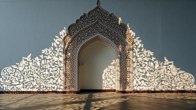 Ornate Thai temple entrance gate.