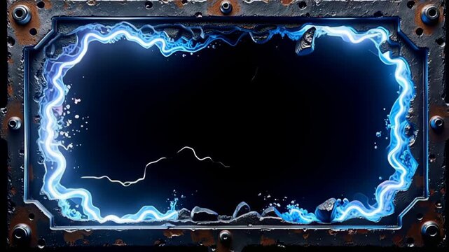 Amidst ampere backcloth of clean black, ampere metal industrial march shot form inwards dreary metal emerges, showcasing ampere active interplay of vibrant, twisting glow tints that