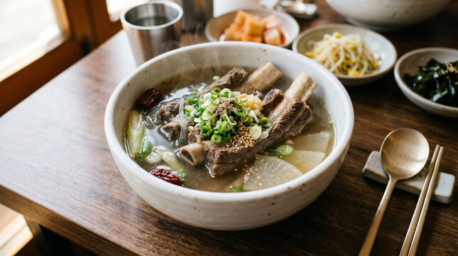 Korean Beef Short Rib Soup (Galbitang)