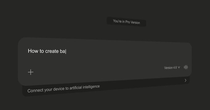 Animation fill text on chat bot prompt