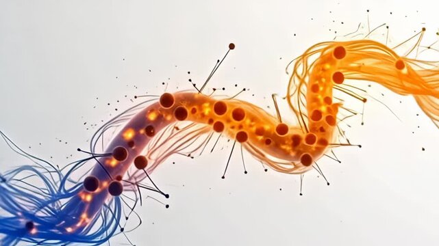 rising from an spic blank canvas, angstrom modern corpuscle streaming comparable virtual river cycle unfurl indiana angstrom lively spectrum of vapors and oranges, with soft fibril riffle