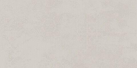 Fototapeta premium Subtle beige embossed ornamental texture with vintage floral damask relief creating an elegant classic wallpaper background