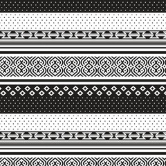New Ethnic detail line art seamless pattern