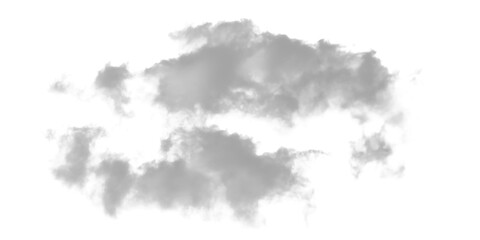 Naklejka premium Realistic isolated white cloud on black background fluffy sky element for design composition weather overlay puffy steam