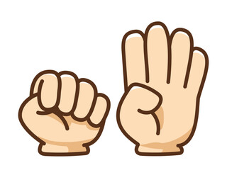 Obraz premium ハンドアイコン_カラー_ヘルプ