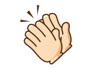 Obraz premium ハンドアイコン_カラー_拍手