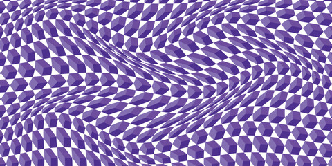 simple mint 3d cube wave pattern art for banner poster background.