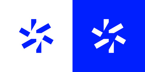 Dual meaning logo combining flash and star elements, symbolizing powerful energy, excellence, inspiration, and dynamic innovation that stands out and shines brightly. ©  Jagat_Aji