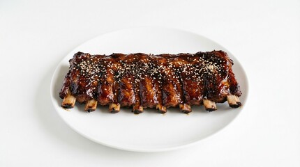 Fototapeta premium American Favorite: BBQ Ribs