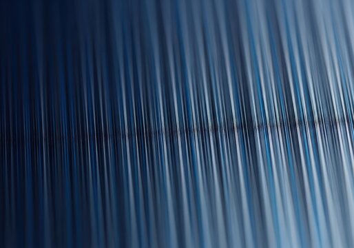 Closeup abstract background of parallel blue lines with a textured horizontal ridge