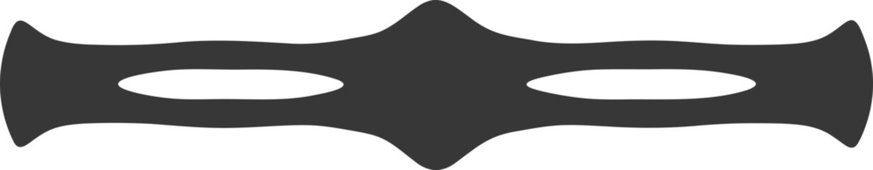 Vector decorative divider element