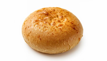 Traditional sweet qatari khameer bread with airy texture and saffron dusting on white background