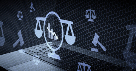 Justicia financiera y leyes de mercados de valores conceptos de derecho bursátil economía digital y regulación de quiebras en el entorno financiero global moderno © sh99