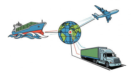 Global Logistics Transportation Network.