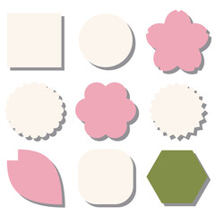 桜のフレームセット