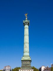 Fototapeta premium The July Column, Site of Bastille, Paris, France, Europe.