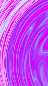 Hypnotic purple pink swirl abstract background looping animation vertical video. Dynamic neon gradient hypnotic purple pink swirl seamless loop animation vertical video.