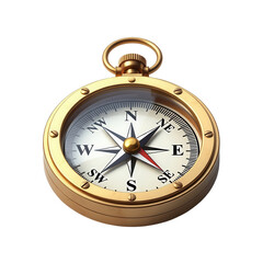 vintage compass, golden navigator, directional tool, exploration