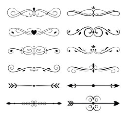 Fototapeta premium Ornamental Swirl Vector Illustration