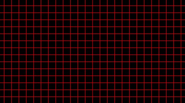 square red grid moving upward animation on black background
