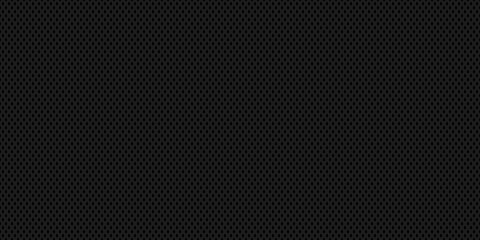 Black athletic jersey fabric seamless mesh vector illustration pattern. Polyester textile perfect for sportswear design. Clean sport material ideal uniform, modern technical cloth for active wear. © Konstantin