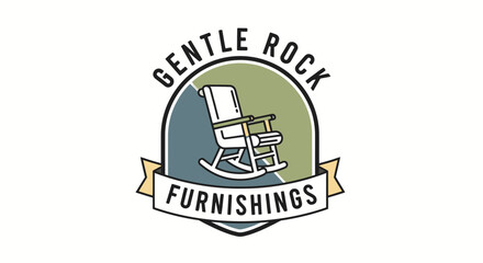 rocking chair furniture brand logo.