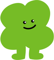 Fototapeta premium Colorful character illust smile