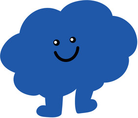 Obraz premium Colorful character illust smile