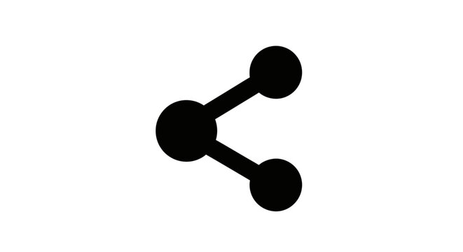 Share Arrow Connection Icon Social Media Sharing Symbol Digital Content Share Network Communication Concept Vector Illustration