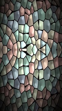 Abstract Mosaic Pattern - A Kaleidoscope of Colors and Shapes.