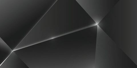 Fototapeta premium Premium Dark Geometric Abstract Background Design for Modern Website, Banner and Wallpaper Use