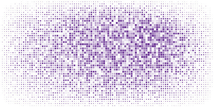 Pixelated bitmap gradient Y2K aesthetics texture. Neon color dither pattern background. 8 bit video game screen wallpaper. Retro glitchy pixel art illustration