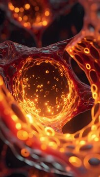 Artery Plaque Microscopic Visualization of Heart Disease