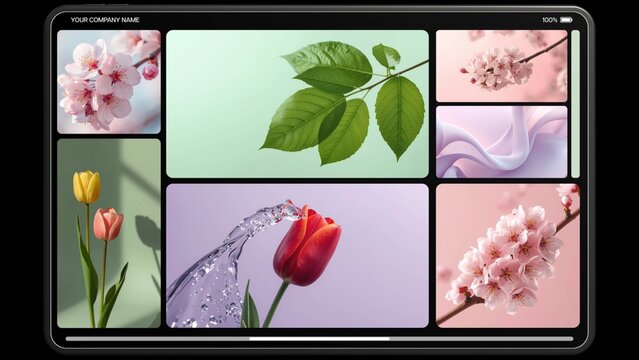 Clean Minimal Modern Gallery Slideshow