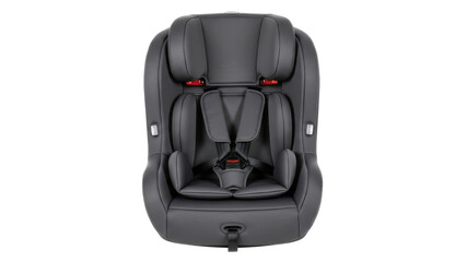 Naklejka premium Dark grey child car seat with harness