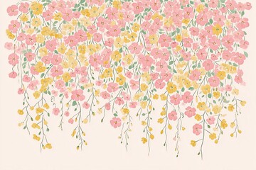 Yellow Million Bells Hanging Flowers Aesthetic