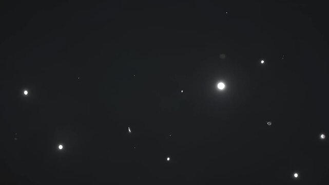 Sparse dew-glint overlay with gentle micro-drift and soft fade cycle