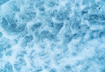 blue sea foam background