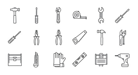 Fototapeta premium Collection of various hand tools.