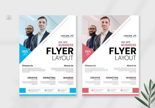 We Are Business Flyer Layout
