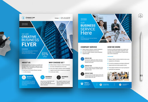 2030 Creative Business Flyer Template