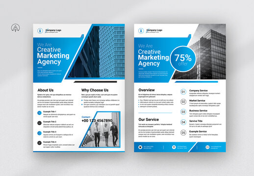 Digital Marketing Agency Flyer Layout
