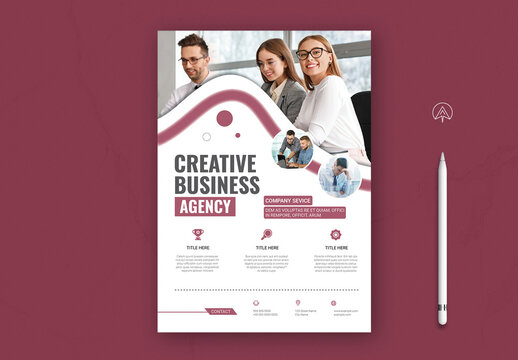 Creative Business Agency Flyer Template