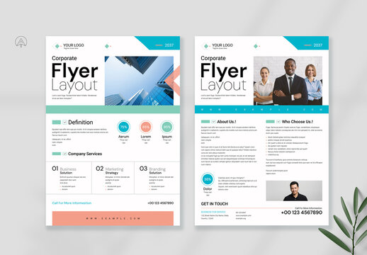 Corporate Flyer Design Layout