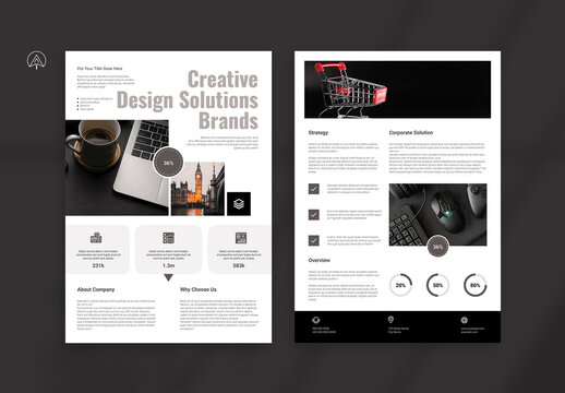 Corporate Design Solution Flyer Template