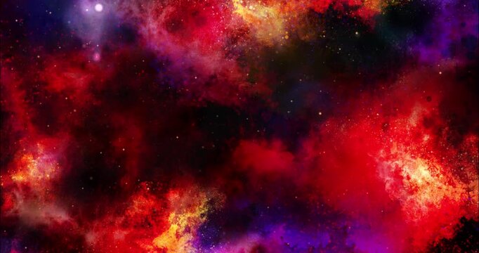 怪しげな光が動く背景イラスト動画