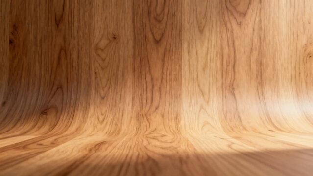 Wooden texture background for product display with soft lighting